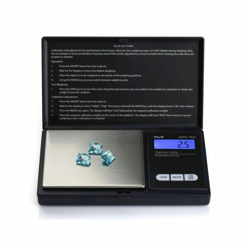 Digital scales are one of the best weed accessories on Amazon.  