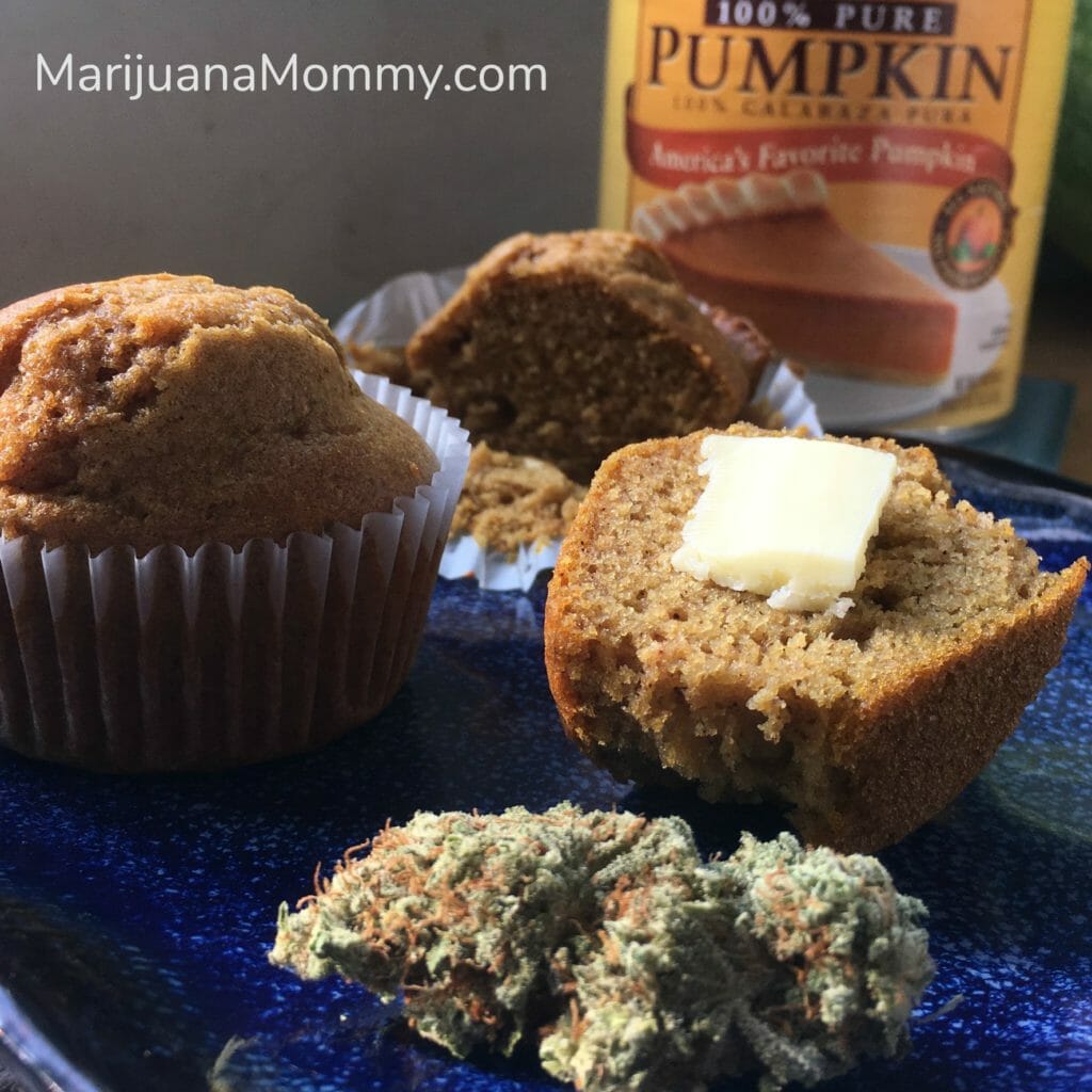 These pot & pumpkin muffins are a Single Serving Edibles recipe. 