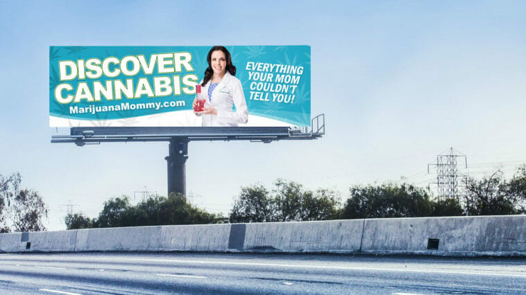 cannabis billboard NJ - Marijuana Mommy