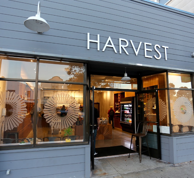 harvest on geary outside cannabis lounge
