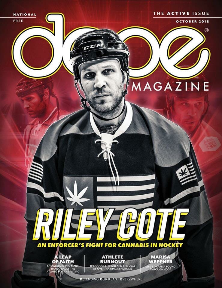 riley cote - pro-athletes are entering the cannabis industry